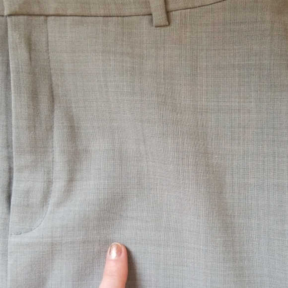 GAP 90s Y2K Vintage Grey Stretch Pencil Skirt - Picture 8 of 8